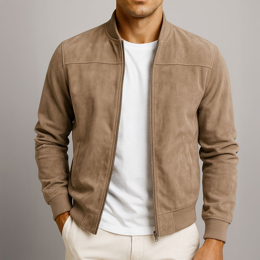 Blouson Bombardier Homme – Coupe Ajustée et Style Urbain Intemporel
