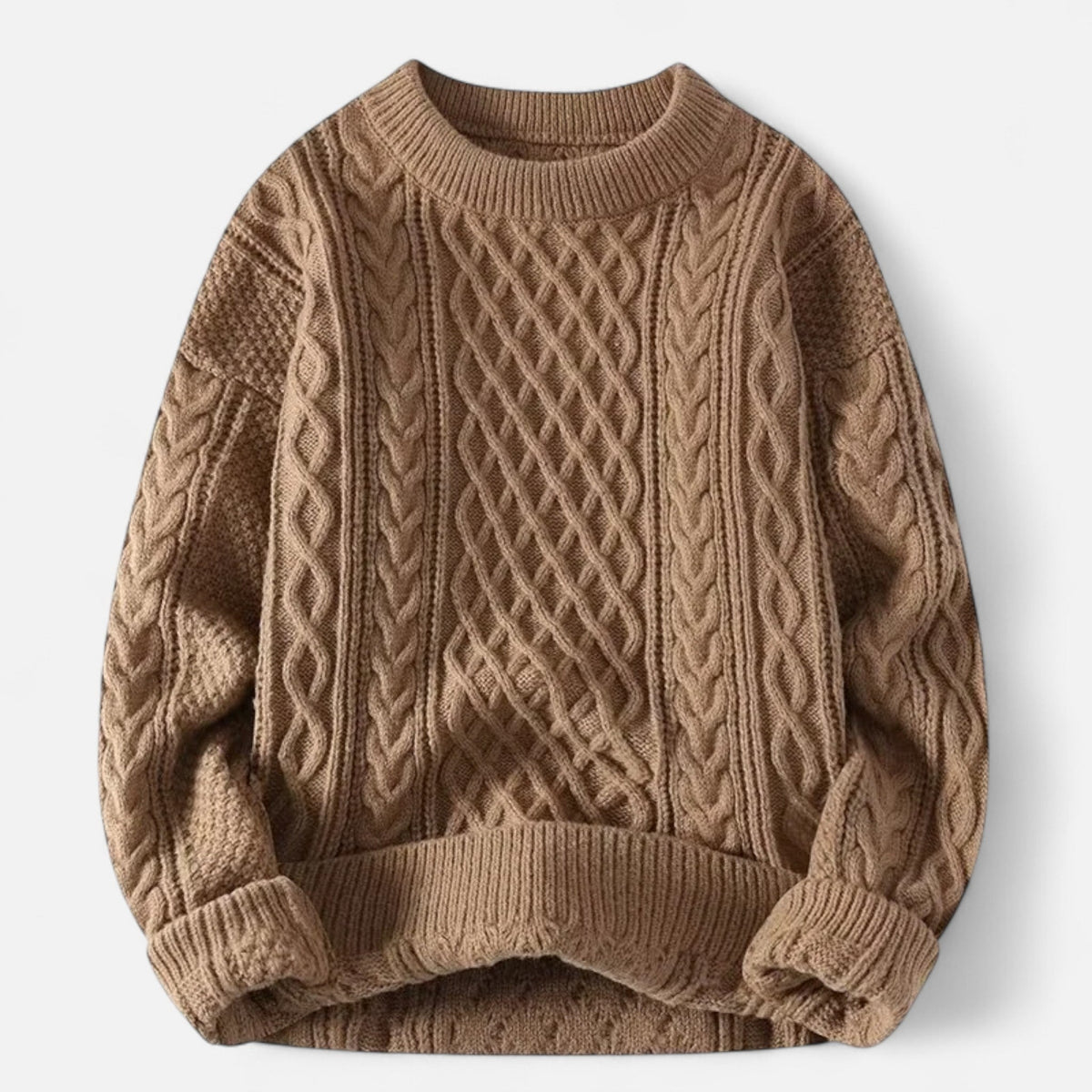 Ancienne Monde | Pull Homme Classique Laine Premium Élégance Intemporelle