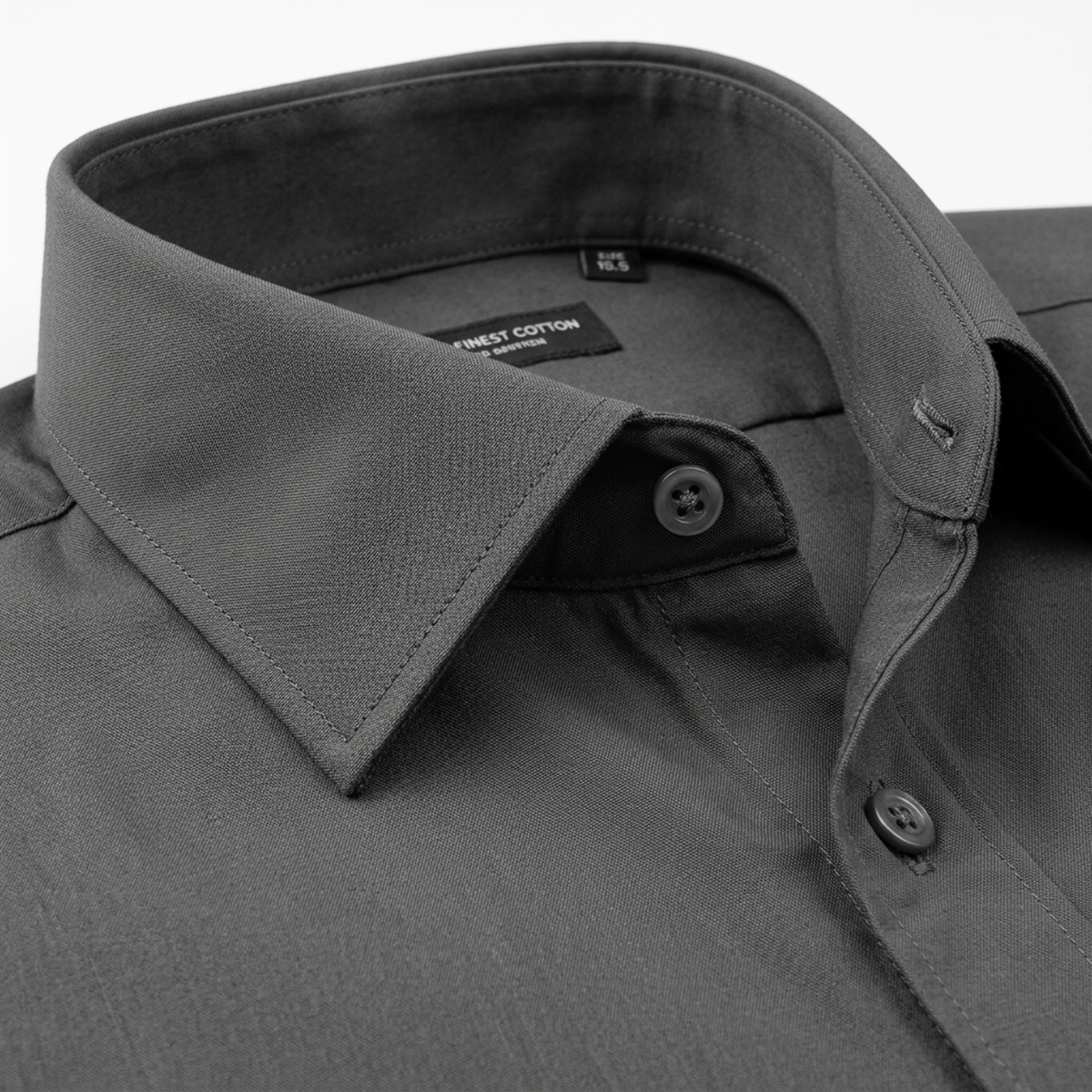 Chemise boutonnée homme — col à revers et manches longues — quotidien