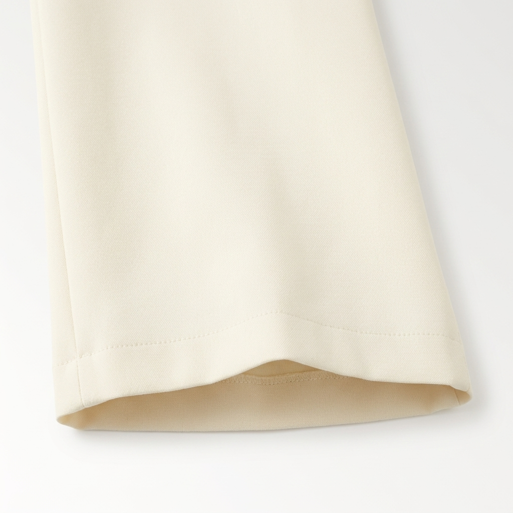 Ensemble femme pantalon large — haut sans manches structuré — mi-saison