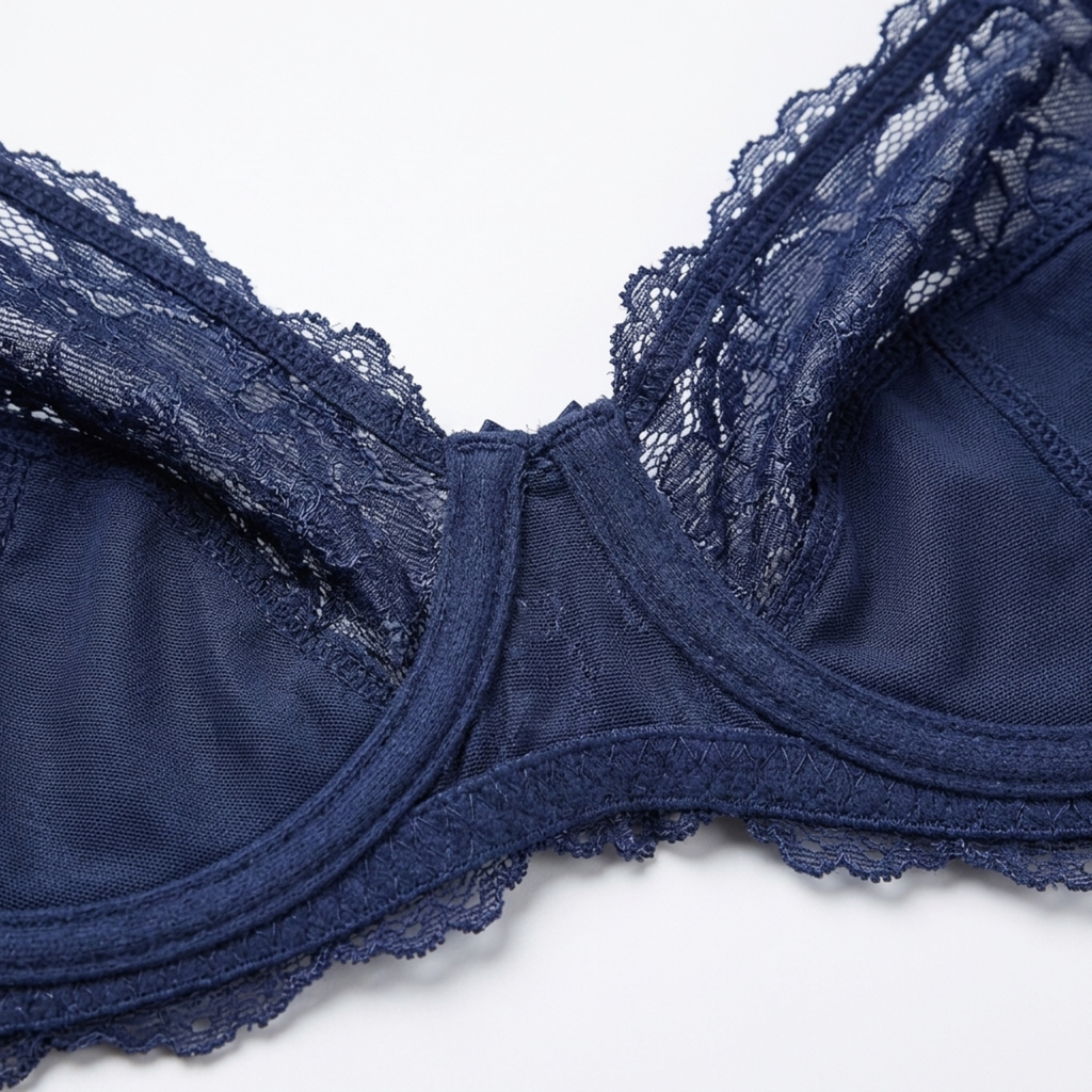 Soutien-gorge grande taille pour femme avec armatures et détails en dentelle
