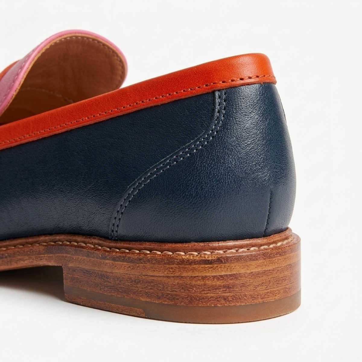 Mocassins multicolores semelle plate quotidien