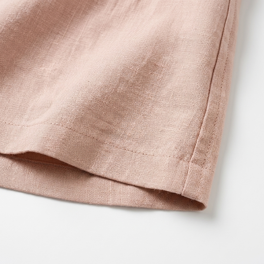 Débardeur crop top réversible — 100 % pur lin — style minimaliste — été