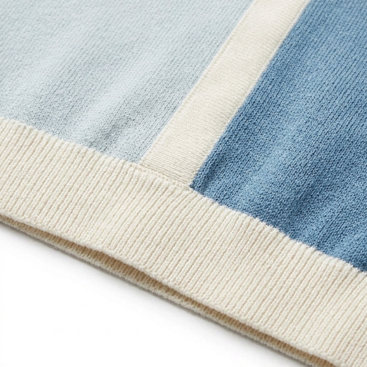Polo en maille pour homme — rayures horizontales — style décontracté