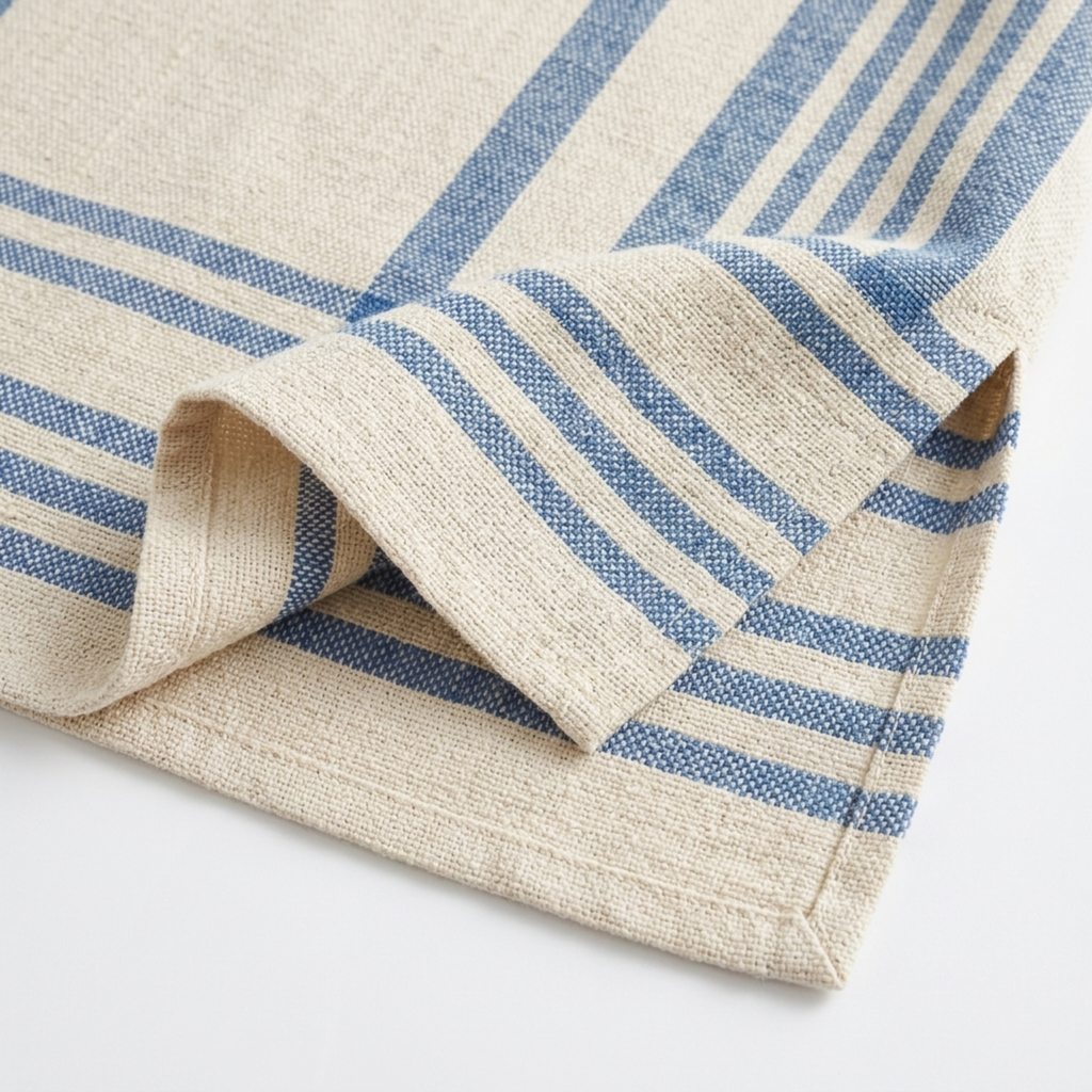 Tunique rayée kimono pour femme — coupe fluide — plage et voyage