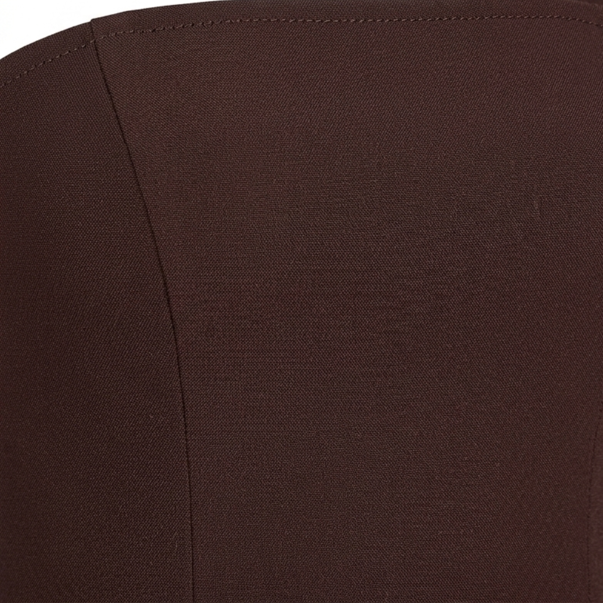Robe de gala longue — décolleté écharpe et jupe plissée fendue | cérémonie