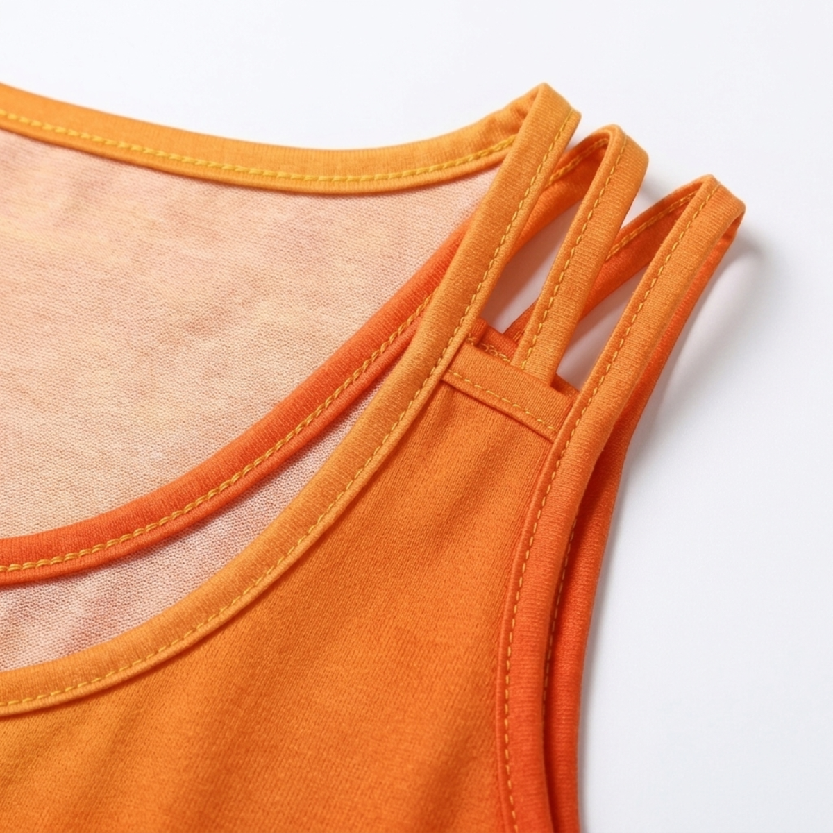 Débardeur grande taille à col rond pour femme