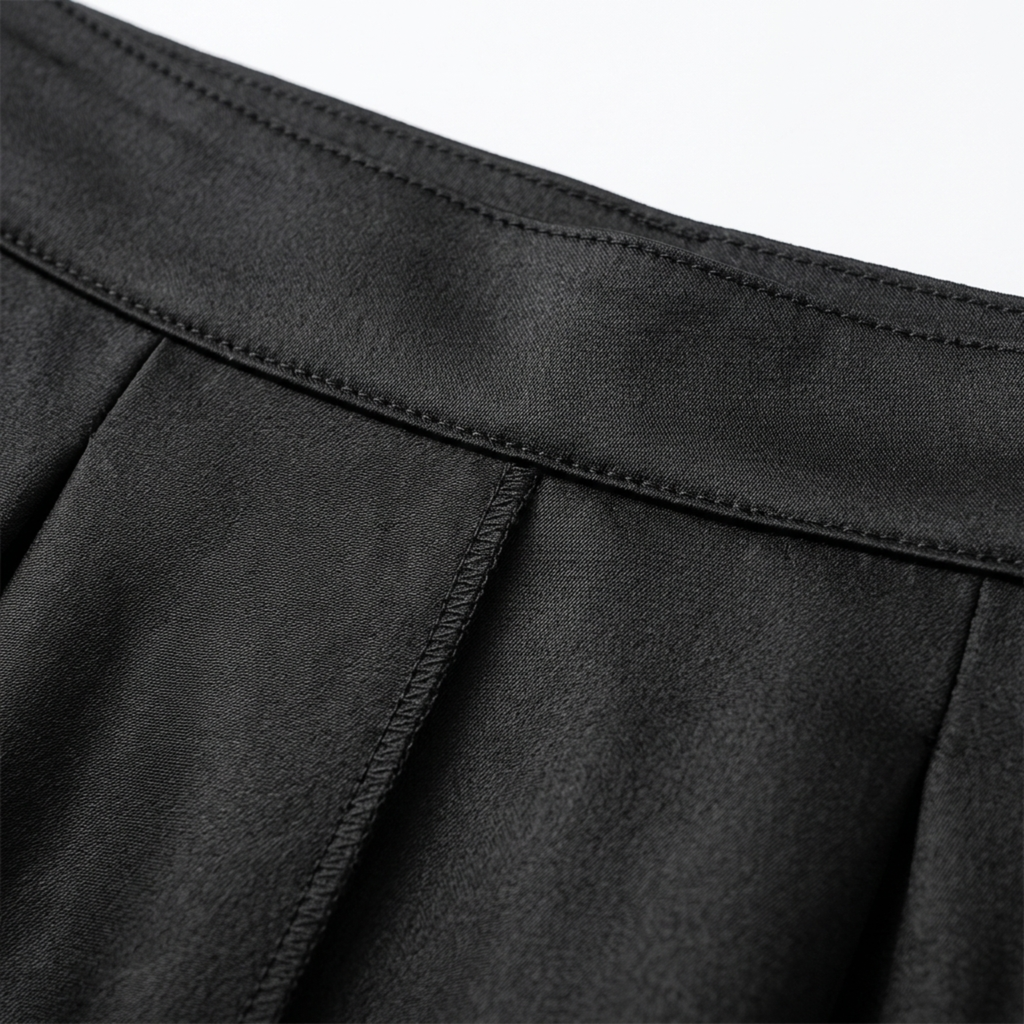 Jupe maxi longue satinée — taille haute coupe sirène — tenue de soirée