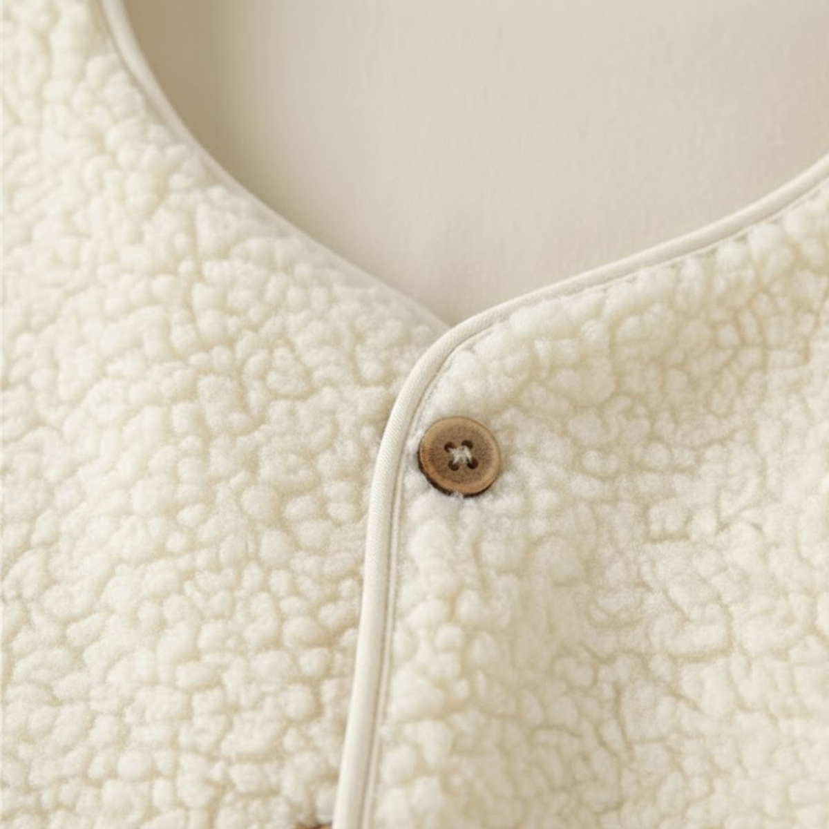 Gilet Femme en Polaire Teddy Sans Manches Veste Extérieure