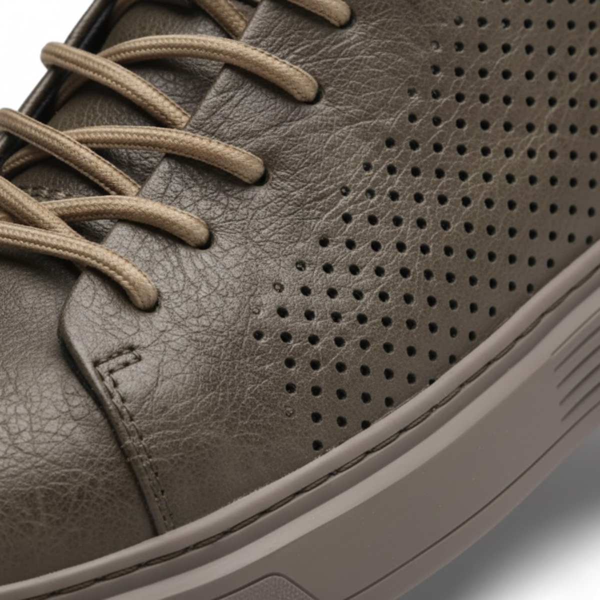 Baskets de ville pour homme en cuir véritable chaussures de marche décontractées