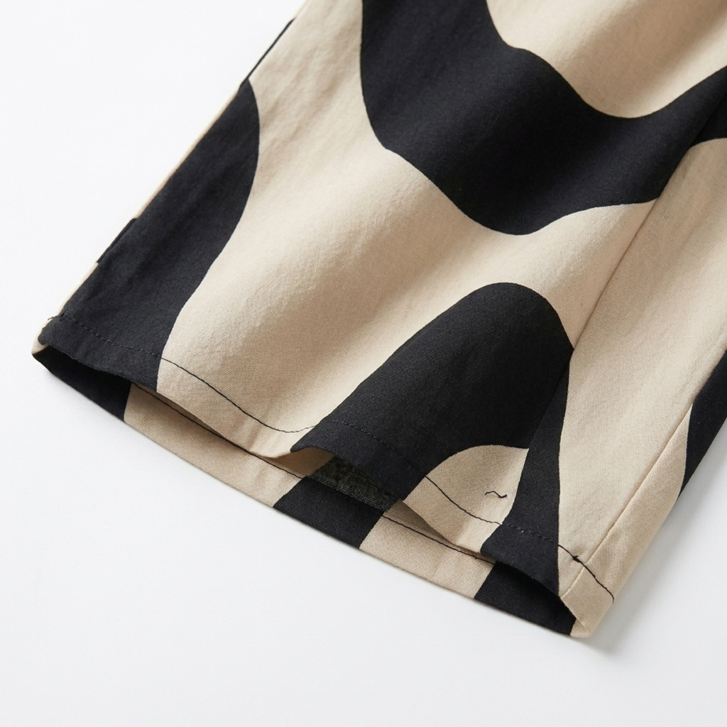 Ensemble deux pièces grande taille à motif graphique
