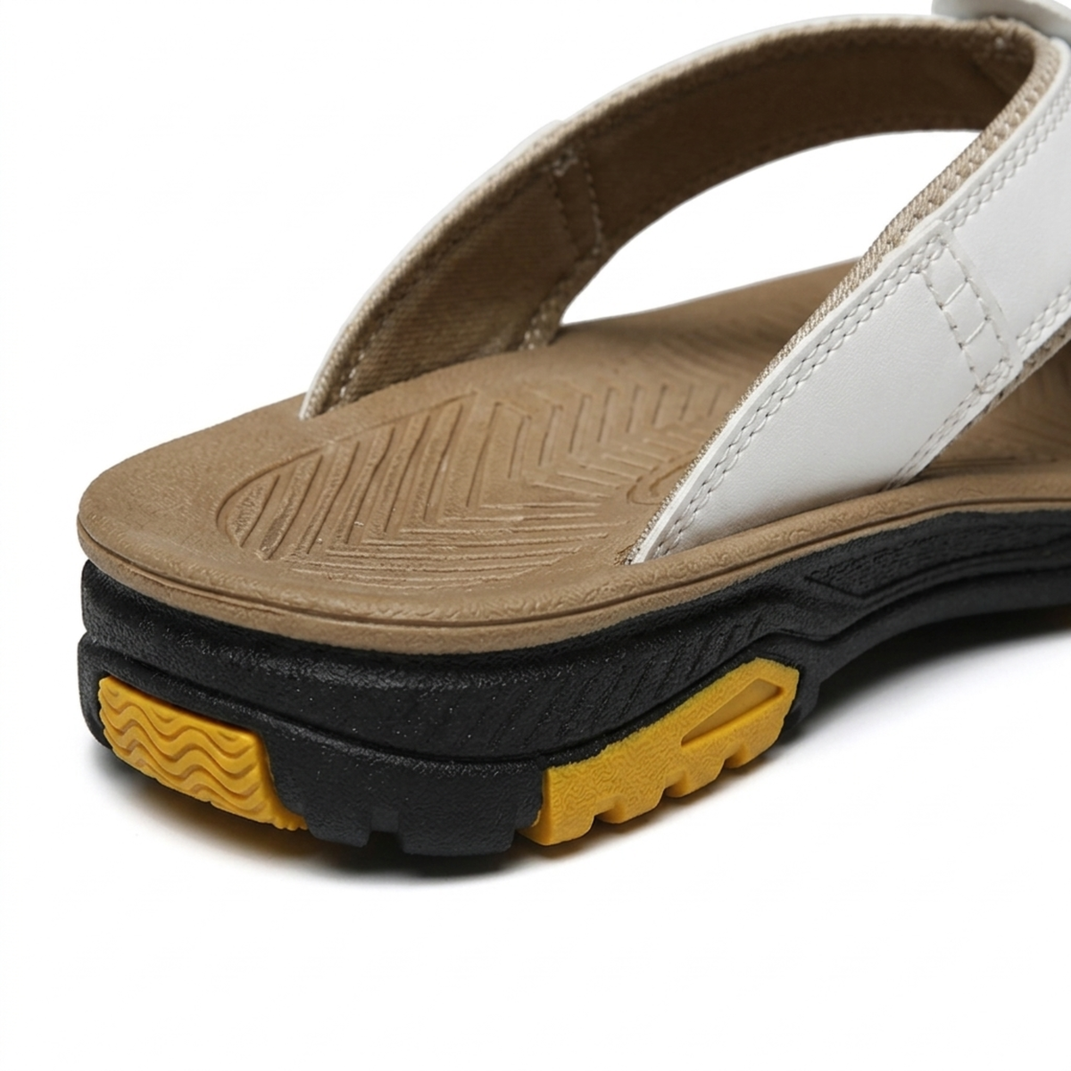 Tongs de plage homme — sandales à entre-doigt antidérapantes — été
