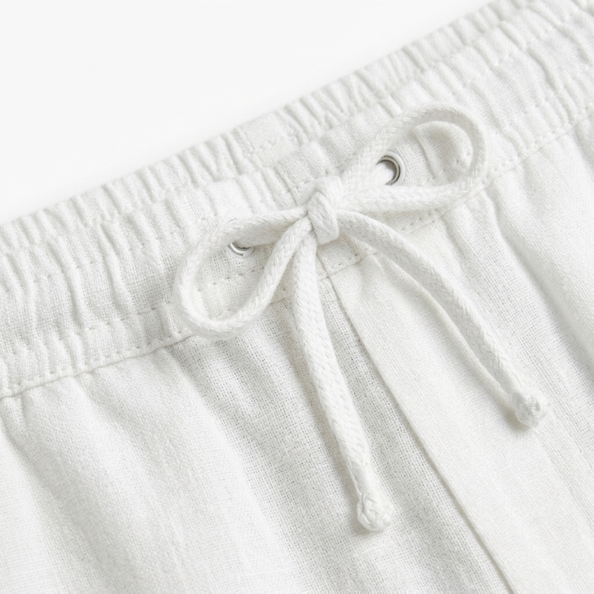 Pantalon large en lin homme — mélange coton — vacances et été