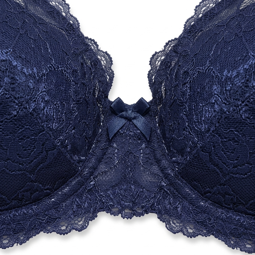 Soutien-gorge grande taille pour femme avec armatures et détails en dentelle