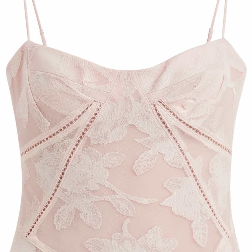 Robe de Soirée Longue Bustier à Broderies Florales et Coupe Évasée pour Femme