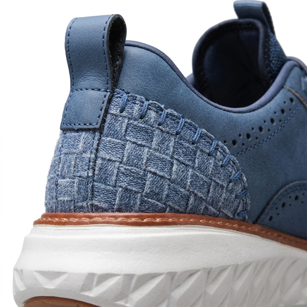 Sneakers cuir véritable — chaussures de marche confortables — loisirs