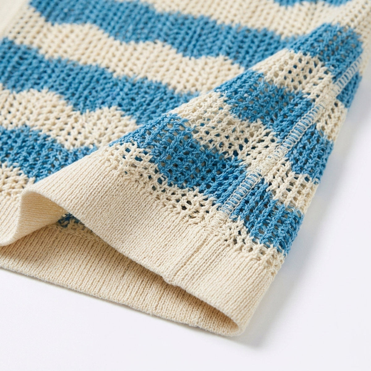 Polo homme en maille jacquard boutonné — vacances