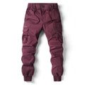 Jogger en Coton Homme – Poches Cargo et Ceinture Élastique Ajustable