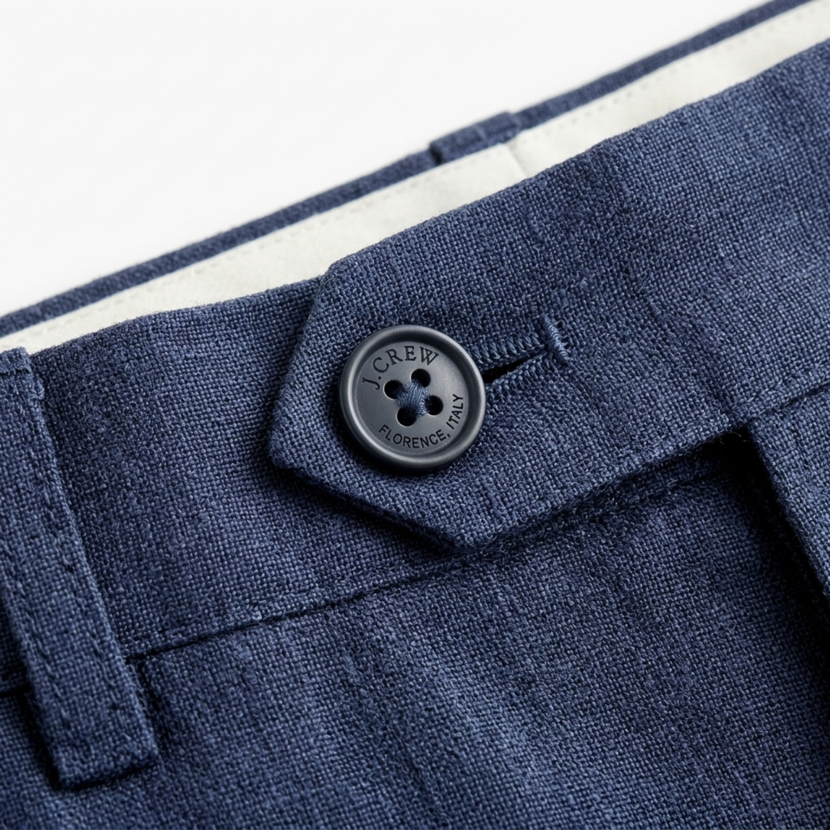 Pantalon en lin pour homme — coupe droite — vacances et plage