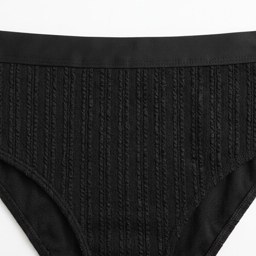 Bikini deux pièces grande taille pour femme maillot de bain taille haute côtelé