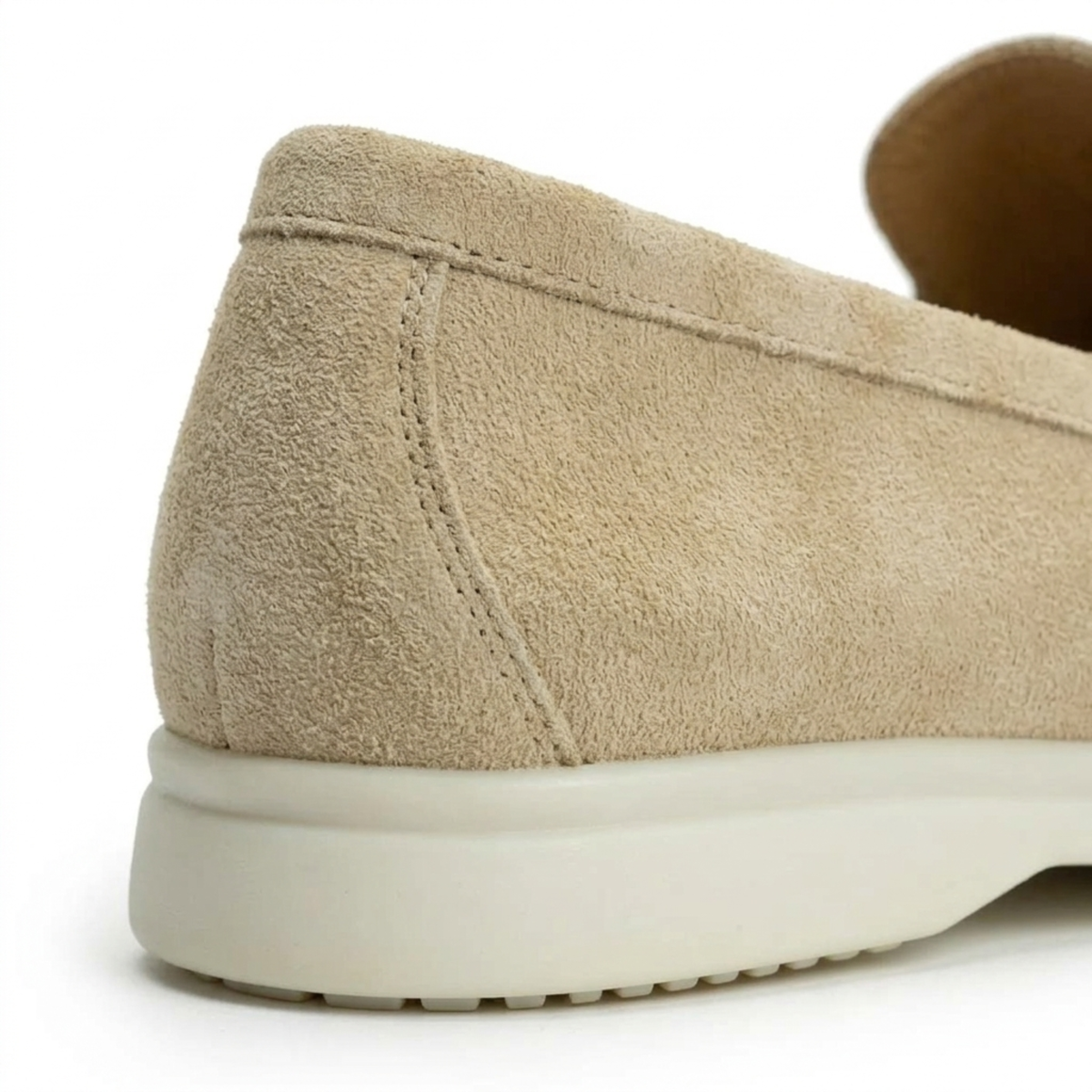 Mocassins homme en daim — semelle légère et flexible — bureau et usage quotidien