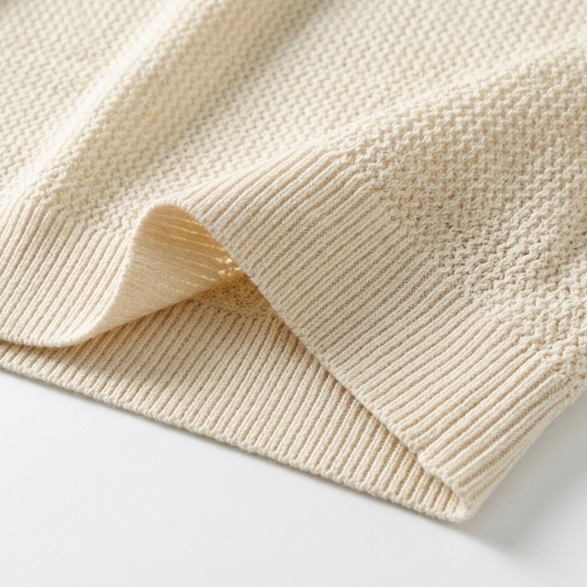 Polo en maille pour homme — coton et cachemire — coupe ajustée