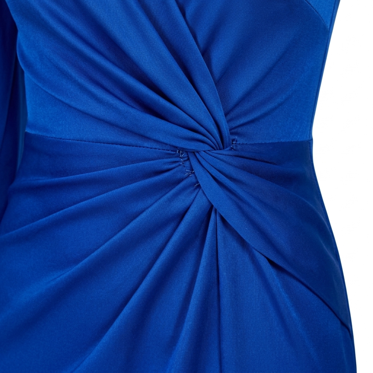 Robe longue femme — satin asymétrique à épaule dénudée | soirée de mariage