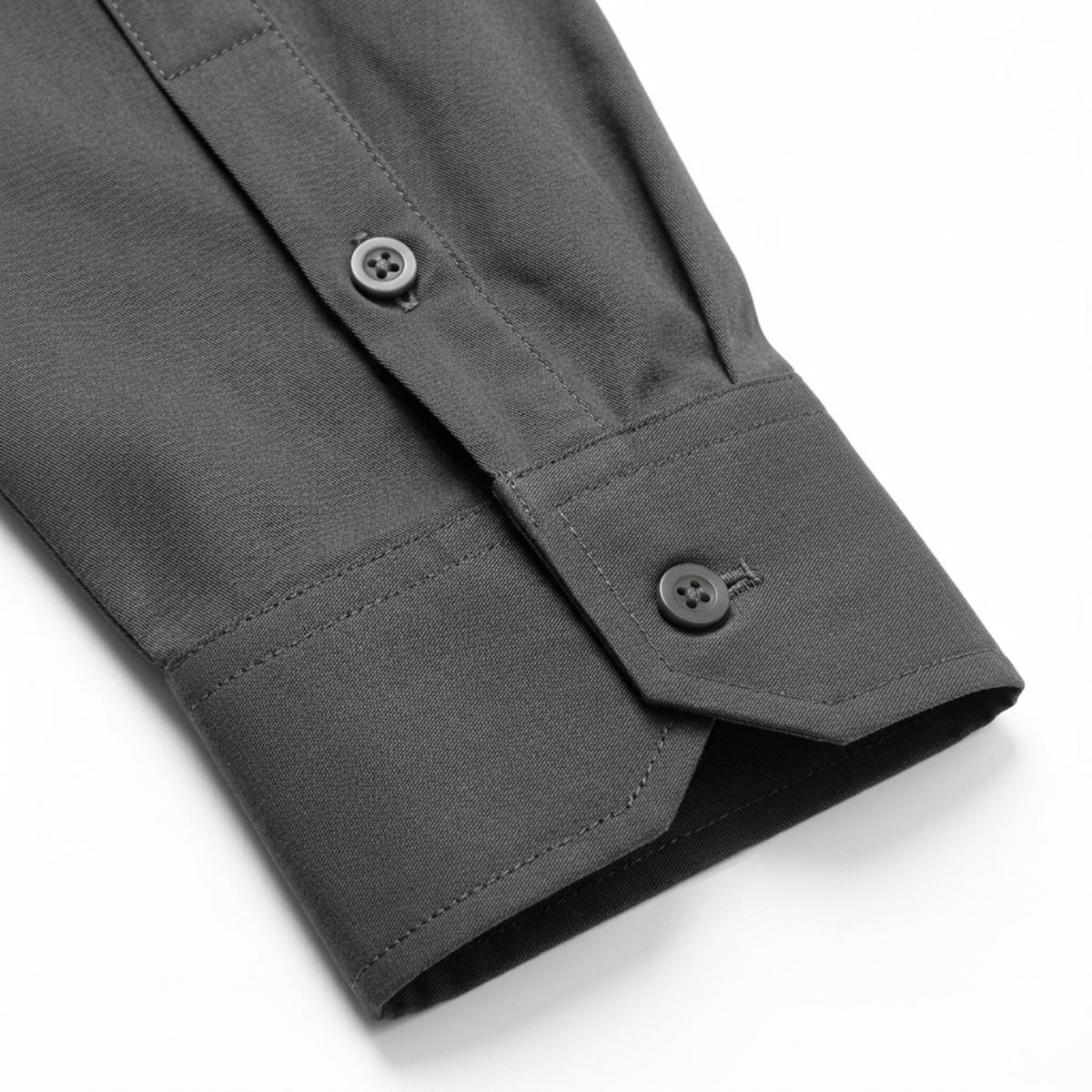 Chemise boutonnée homme — col à revers et manches longues — quotidien