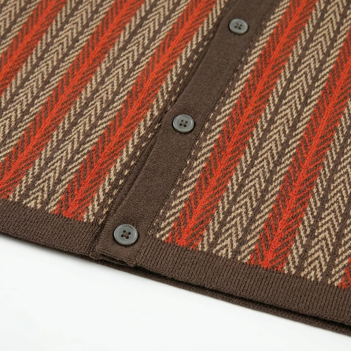 Polo en maille homme — rayures verticales — style décontracté resort