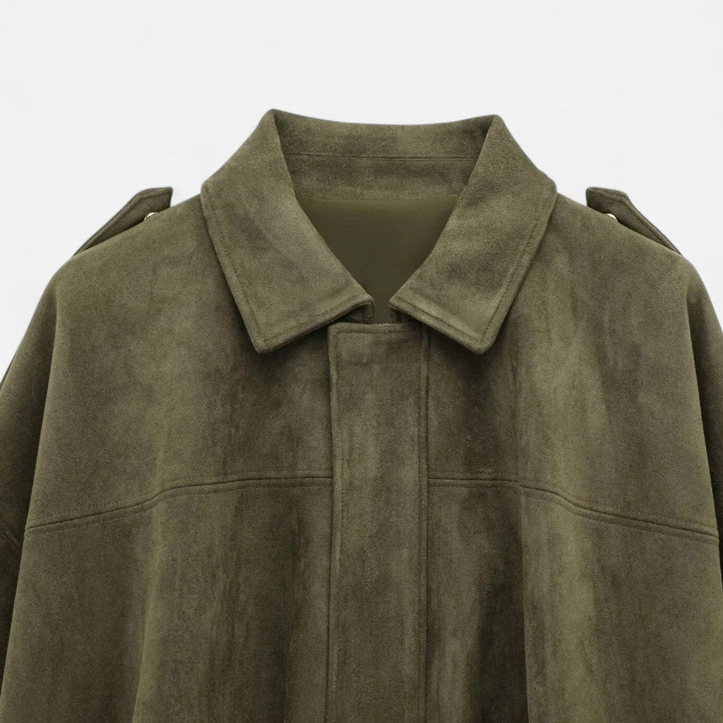 Ancienne Monde | Veste Bomber Vintage Zippée pour Femme