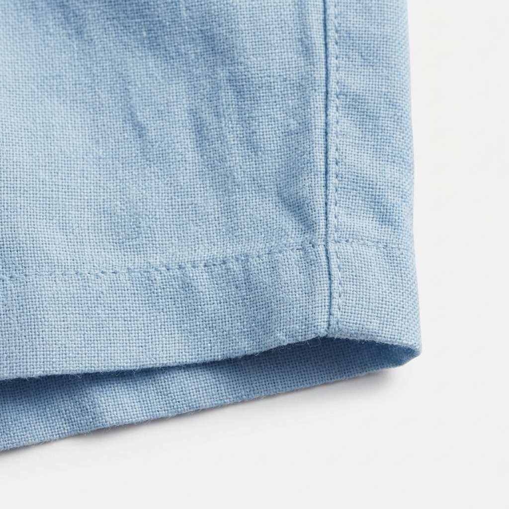 Short en lin pour homme — coupe décontractée — plage et été