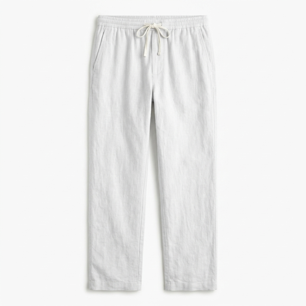 Pantalon coton homme coupe droite — voyage et quotidien