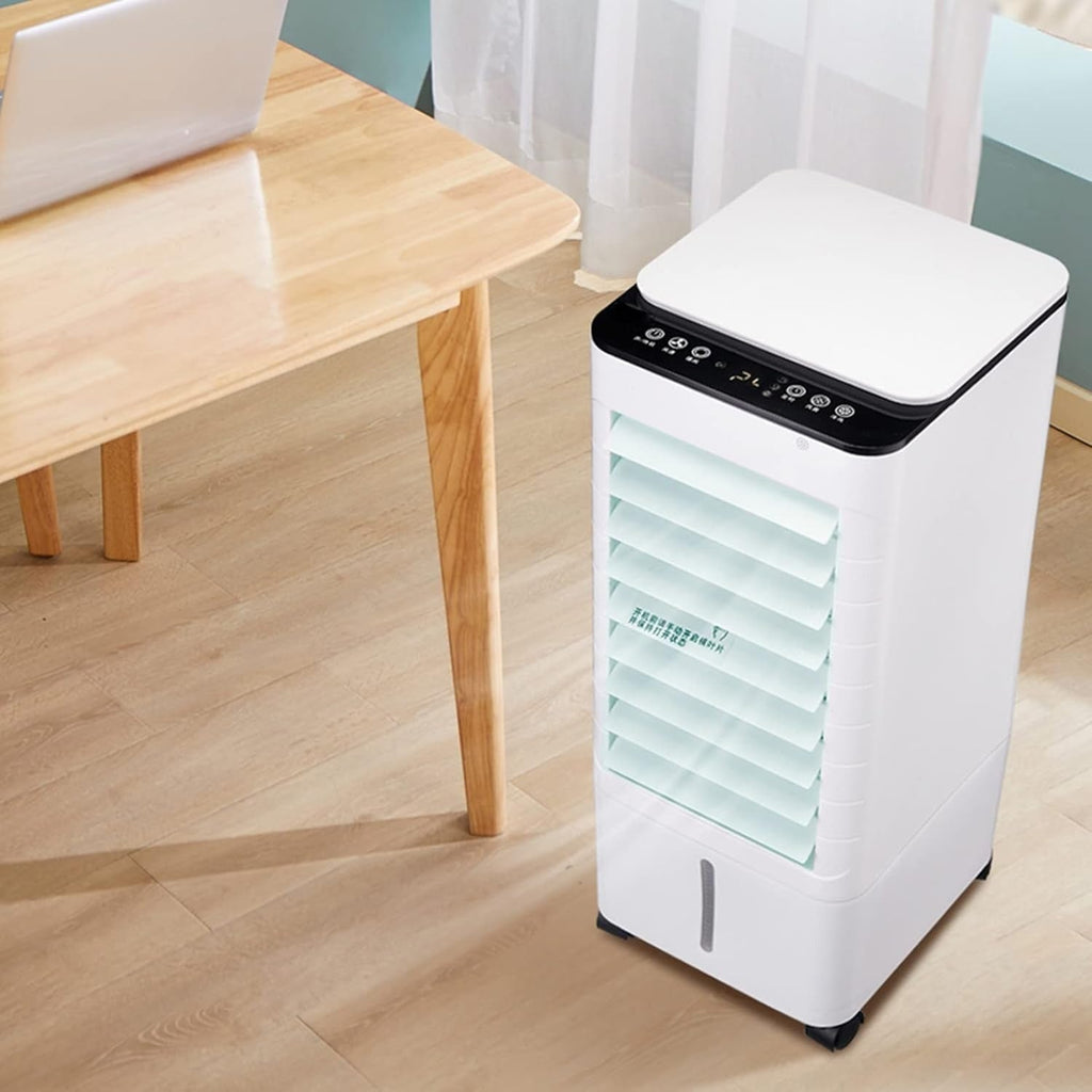 Rafraîchisseur d’Air Portable 3-en-1 avec Télécommande et Roulettess