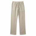 Pantalon en Coton et Lin pour Homme avec Taille Élastique et Coupe Droite