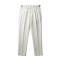 Pantalon habillé homme — 100 % lin — double pli — cérémonies formelles
