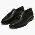 Souliers tressés homme — mocassins slip-on pour le bureau