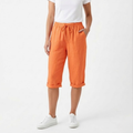 Short en Coton et Lin avec Taille Élastique et Poches pour Femmes