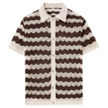 Polo homme en maille jacquard boutonné — vacances