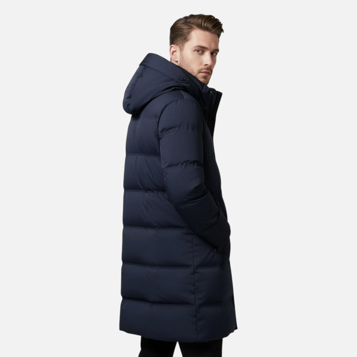 Ancienne Monde | Parka d’Hiver Premium pour Homme – Élégance Isolante à Capuche