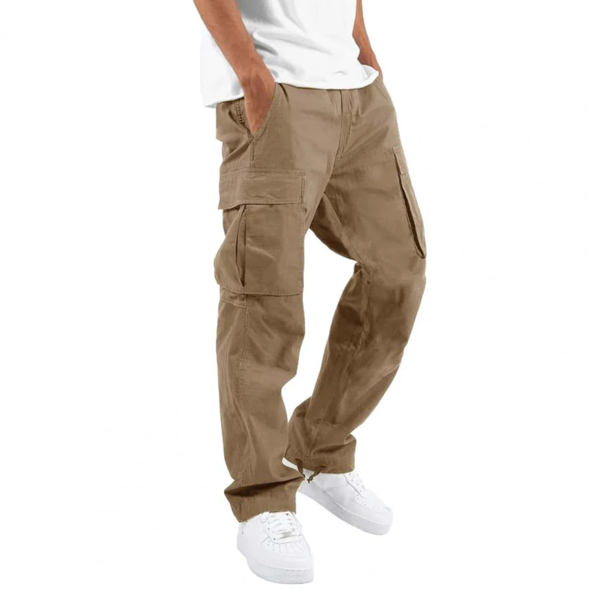 Pantalon cargo homme — coupe décontractée — usage quotidien