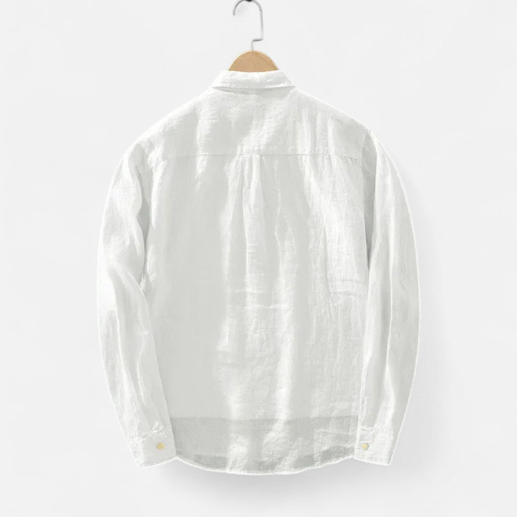 Ancienne Monde | Chemise Homme Lin Col Carré