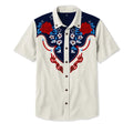 Chemise Western À Motifs Brodés