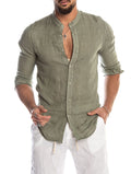 Chemisier Homme Manches Longues Lin