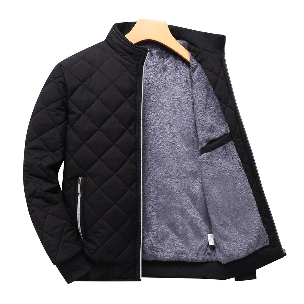 Blouson Matelassé Homme – Doublure Chaude et Coupe Décontractée Intemporelle