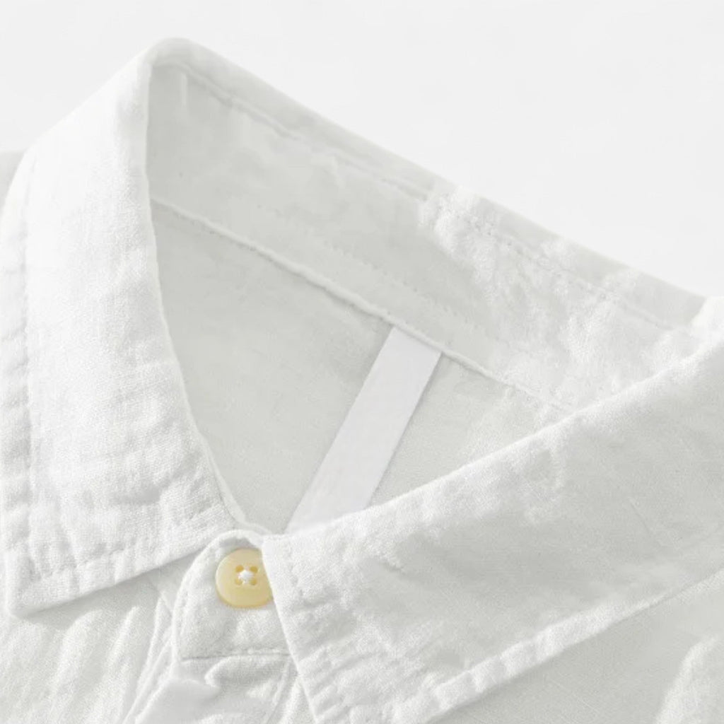 Ancienne Monde | Chemise Homme Lin Col Carré