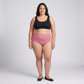 Culotte menstruelle grande taille pour femme étanche lot de 5 slips absorbants
