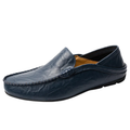 Mocassins homme en cuir — talon rabattable — voyage et style décontracté