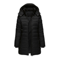 Parka Femme Mi-Longue Matelassée à Capuche