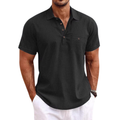 Polo homme coupe ajustée avec poche poitrine — bureau &amp; loisirs