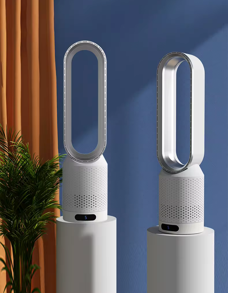 3-in-1 Air Cooler with HEPA Filter, Ionizer, and 90° Automatic Oscillation